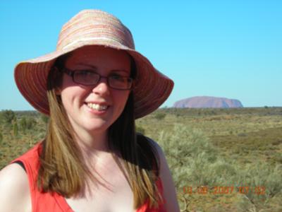 Me with Uluru in back ground