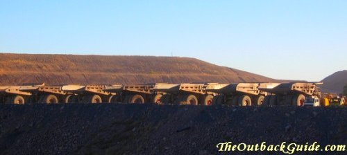 A popular mining job in Australia: driving dump trucks