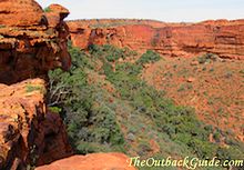 The third of the big three attractions: Kings Canyon The third of the big three attractions: Kings Canyon