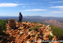 At the summit of Mt. Sonder. At the summit of Mt. Sonder