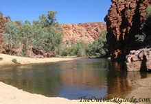 Trephina Gorge in the East MacDonnell Ranges - Alice Springs.