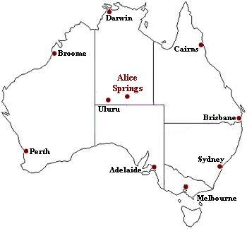 Alice Springs Map