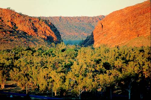 Heavitree Gap in Alice Springs