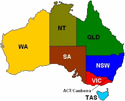 Australian Facts - States/Territories Australian Facts - States/Territories