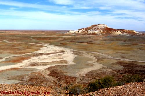 View from a lookout at the edge of the Painted Desert.