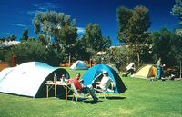The campground at Ayers Rock The campground at Ayers Rock