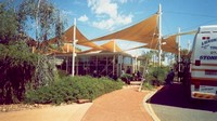 The Ayers Rock Hotel Sails In The Desert
