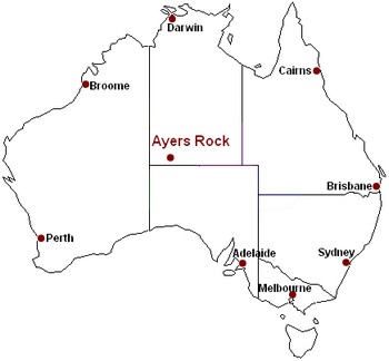 Ayers Rock Map