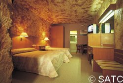 Desert Cave Underground Hotel Room