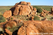 Looking towards the back of the reserve.