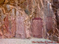 Aboriginal Paintings at Emily Gap Aboriginal Paintings at Emily Gap