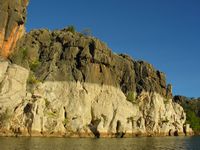 The unique cliffs of Geikie Gorge National Park