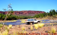 The old Victoria River crossing.