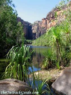 Jim Jim Falls from the Viewing Pool