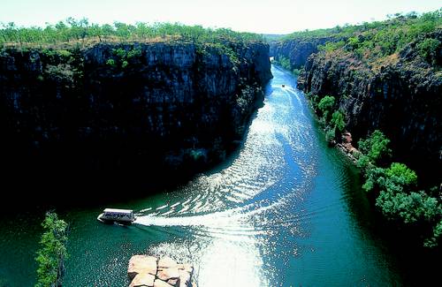 Katherine Gorge, aerial view