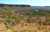 Spectacular view of the Victoria River Escarpment on the drive from Katherine to Kununurra