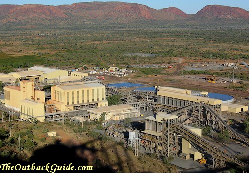 A mine site A mine site