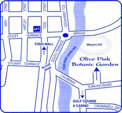 Olive Pink Botanic Garden Map Olive Pink Botanic Garden Map
