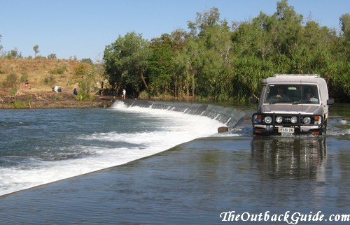 River crossing in northern Australia