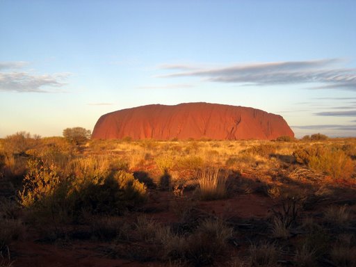 romantic uluru sunset...