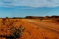 The Tanami Road in Australia. The Tanami Road in Australia.