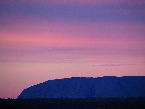 Early morning at Ayers Rock