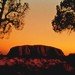 Uluru At Sunset