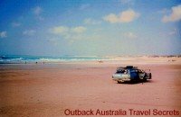 The coast near Broome has endless miles of beaches...