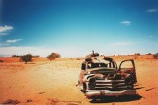 Lost in the desert. Lost in the desert.