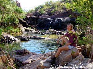 Pools at the top of Gunlom