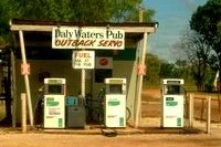 Servo (service station) in  the Outback