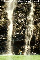 Waterfall during the wet season in Ouback Australia. Waterfall during the wet season in Ouback Australia.