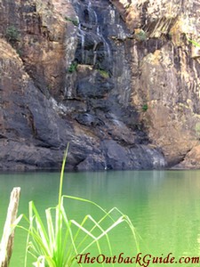 Main pool at the bottom of Gunlom Falls