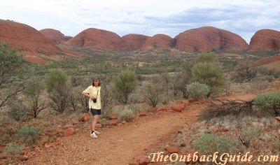 Walking amongst the Olgas