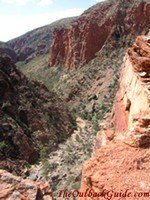 View over Serpentine Gorge