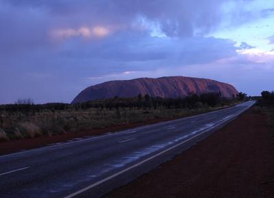 Cloudy Uluru Sunset