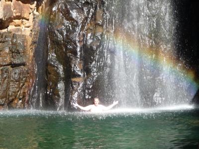 Swimming at Southern Rockpool - Nitmiluk National Park