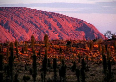 Sunset At Ayers Rock