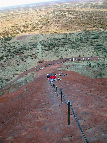 Climbing Uluru