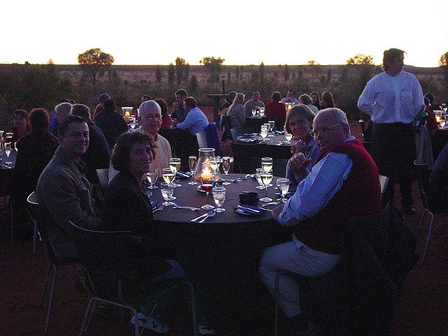 Sounds of Silence Dinner at Uluru